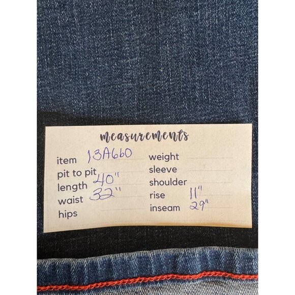 NWT Tommy Hilfiger 32X30 Mens Straight Fit Blue Denim Jeans - Picture 11 of 16